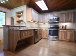 Click to enlarge image  - A custom kitchen with wood accents - New construction